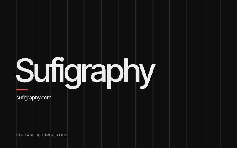 Title card for Sufigraphy